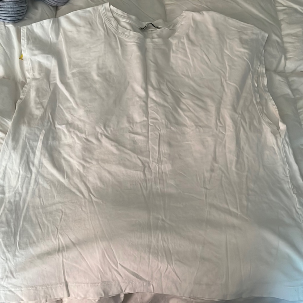 Zara white tee